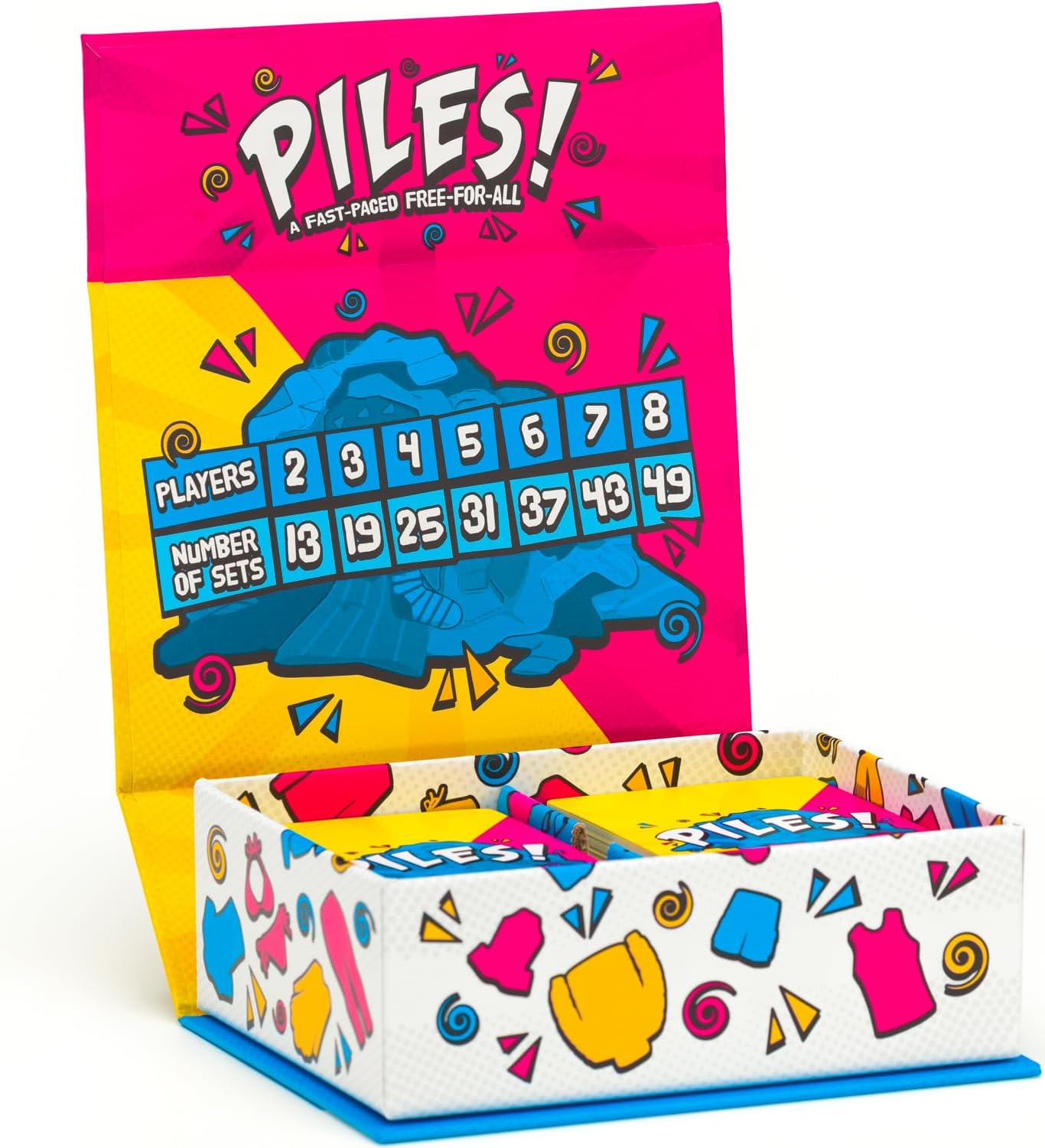 Piles – Card Games – Family Games – for Kids 8 and Up – for Adults – Family Game Night – Travel & Memory Game – Party Games – 10 Mins - Image 7
