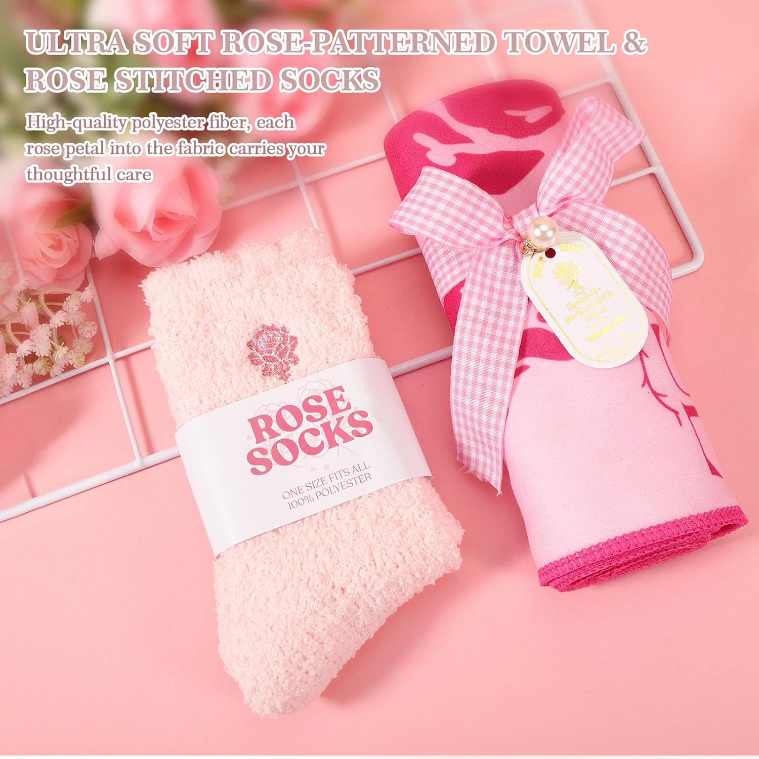 Gift for Womens Birthday Gifts for Women Self Care - Valentines Day Gifts Box for Her Mom Wife Daughter Sister Girlfriend Best Friend, Rose Relaxation Gifts Spa Gift Basket Self Care Package for Women - Image 8