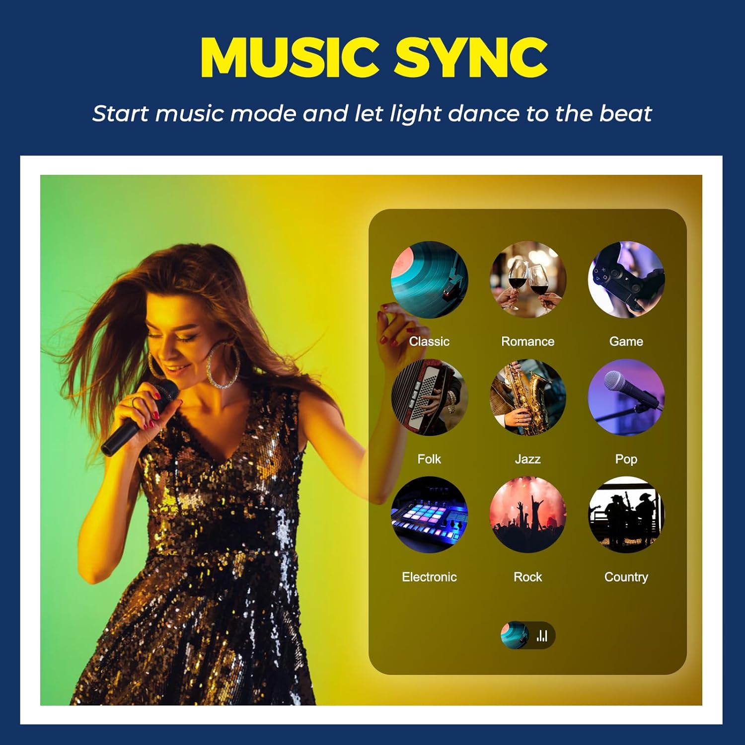 Lightinginside E12 Smart Light Bulbs 60W Equiv., Work with Alexa/Google Home/Smart Life, 500LM 6W RGBCW Candle Candelabra LED Light Bulbs, No Hub Required, 2.4G WiFi Bluetooth Bulb, ETL Listed, 4PCS - Image 7