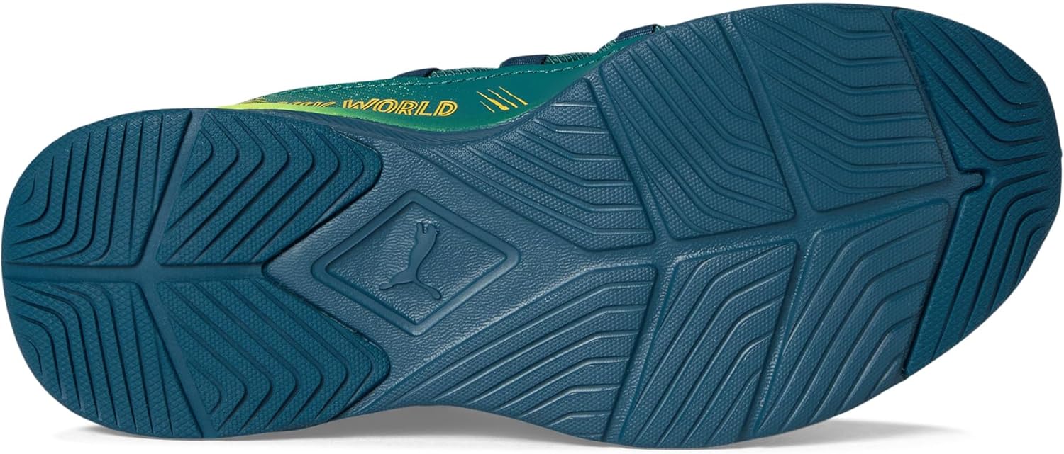 PUMA Kids Boys One4all 2.0 Jurassic World Air Lace Up Sneakers Shoes Casual - Yellow - Image 4