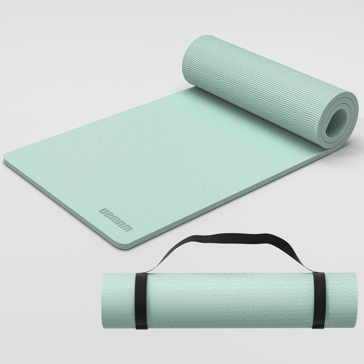 10 mm Yoga Mat 72"x26" TPE Non-Slip Exercise Mat 0.4" Thick, Easy-to-Carry Fitness Mat for Yoga, Pilates & Workout, Made with Recyclable Material, Durable, Easy to Clean - Image 6