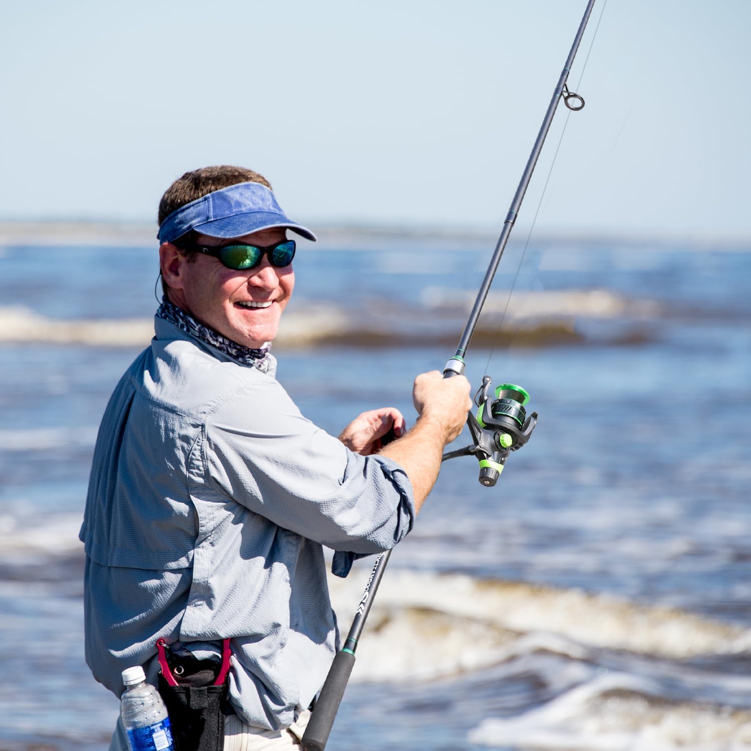 Sougayilang Surf Fishing Rod Combo IM8 Carbon 3 Piece Travel Spinning Rod with 4000 Size Spinning Reel (9'/10'/11'/12') - Image 7