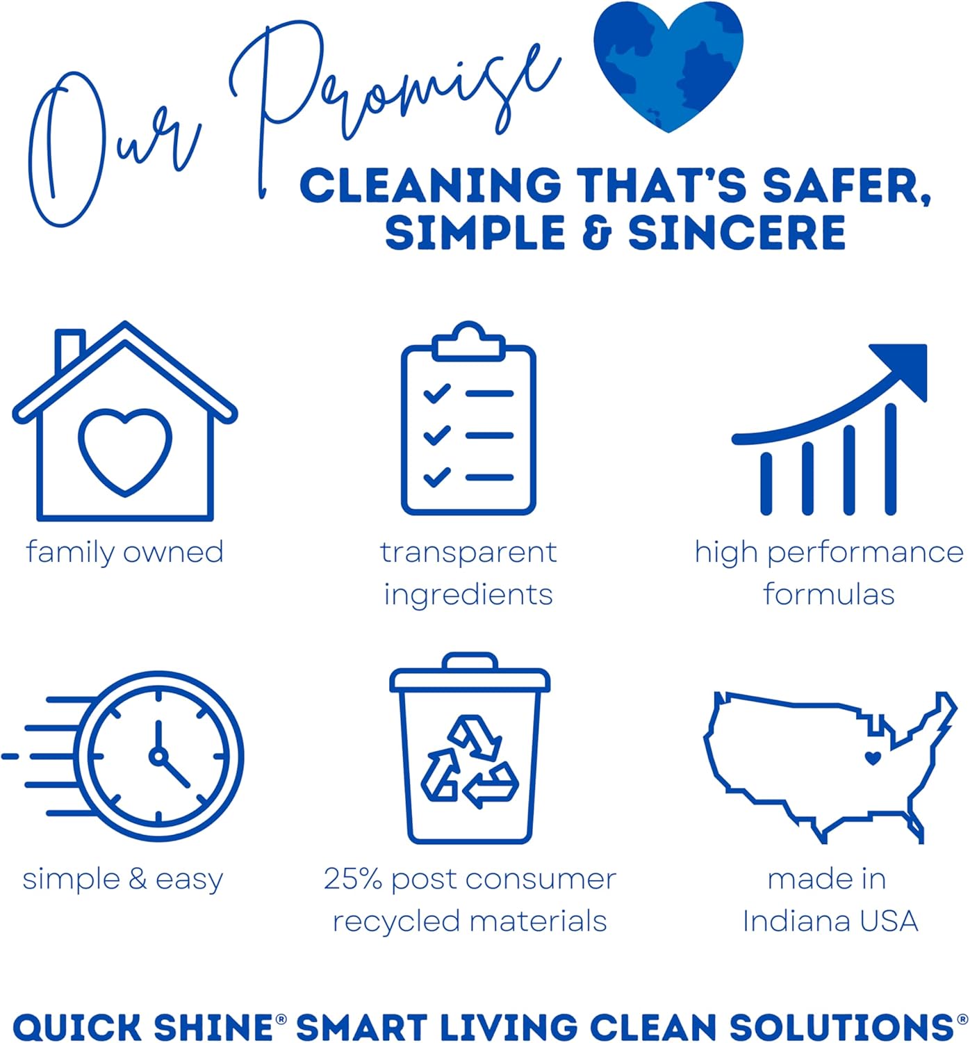 Quick Shine Multi Surface Floor Cleaner & Floor Polish w/Clean Shine Technology 2-27oz Bottles | Use on Hardwood, Laminate, Luxury Vinyl Plank, Tile & Stone | Safer Choice Formulas - Image 11