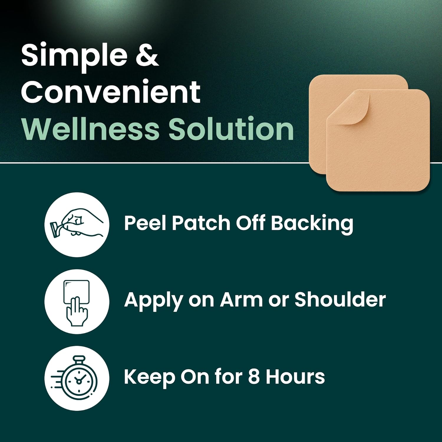 NAD Patches for Women & Men | NAD+ Patch for Energy & Healthy Aging | with CoQ10 & Nicotinamide | 60 Day Supply - Image 4