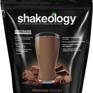 Shakeology Whey Protein Powder Blend – Gluten Free, Superfood Protein Shake with Vitamins and Minerals – Helps Support Healthy Weight Loss, Lean Muscle Support, Gut Health – Chocolate, 30 Servings