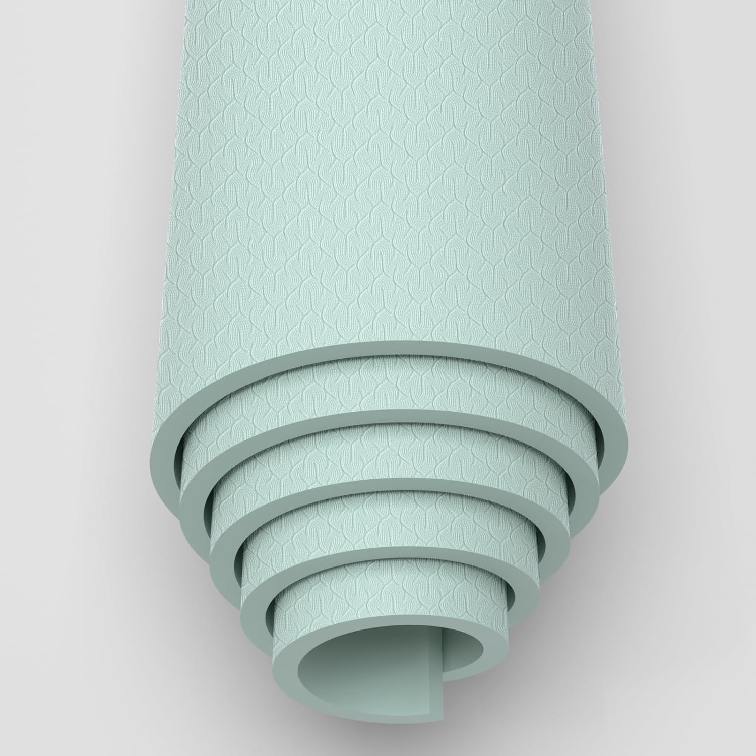 10 mm Yoga Mat 72"x26" TPE Non-Slip Exercise Mat 0.4" Thick, Easy-to-Carry Fitness Mat for Yoga, Pilates & Workout, Made with Recyclable Material, Durable, Easy to Clean - Image 7