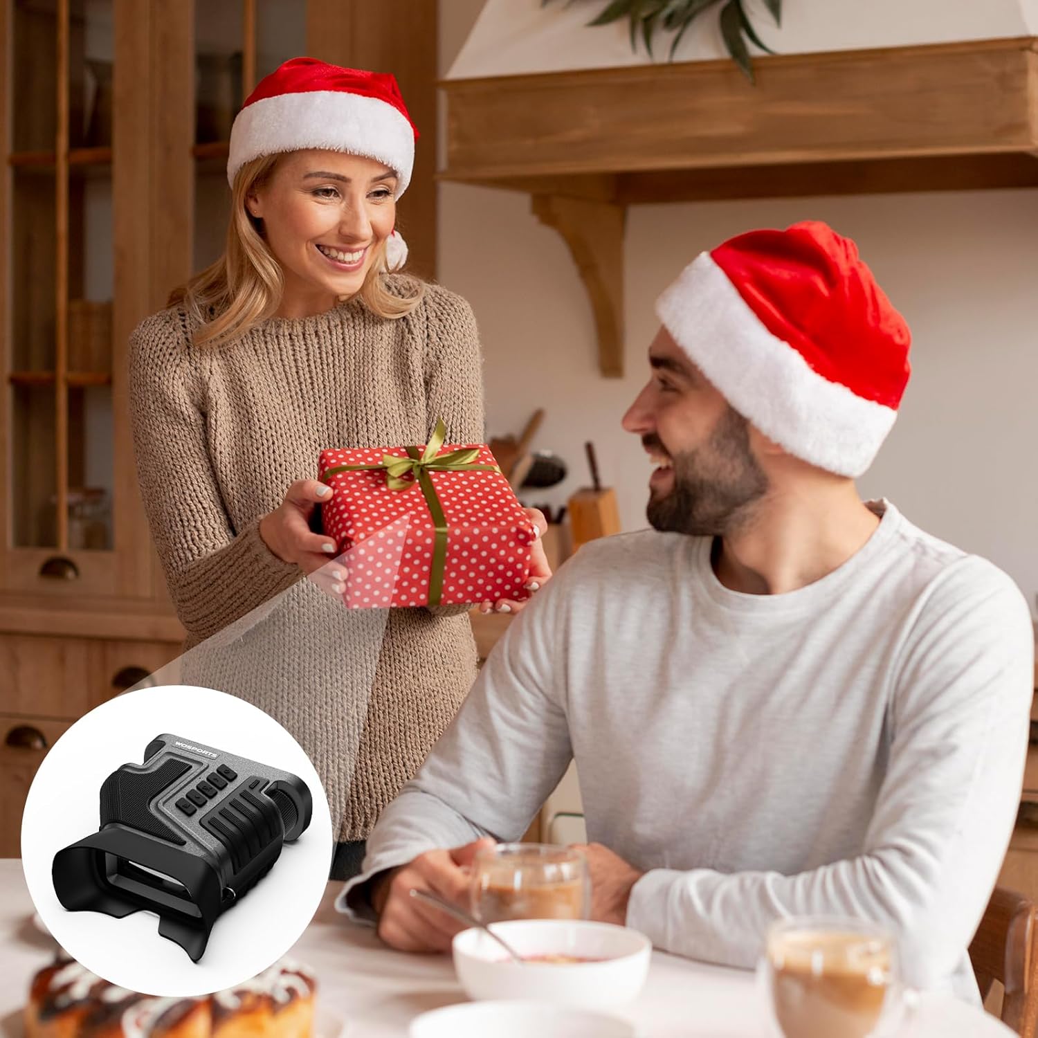 WOSPORTS 4K Night Vision Goggles – up to 80X Total Magnification, 10X Optical + 8X Digital Zoom, 1315FT Vision Range, 5000mAh Rechargeable Battery, IPX Waterproof NVG, Gifts for Men - Image 9