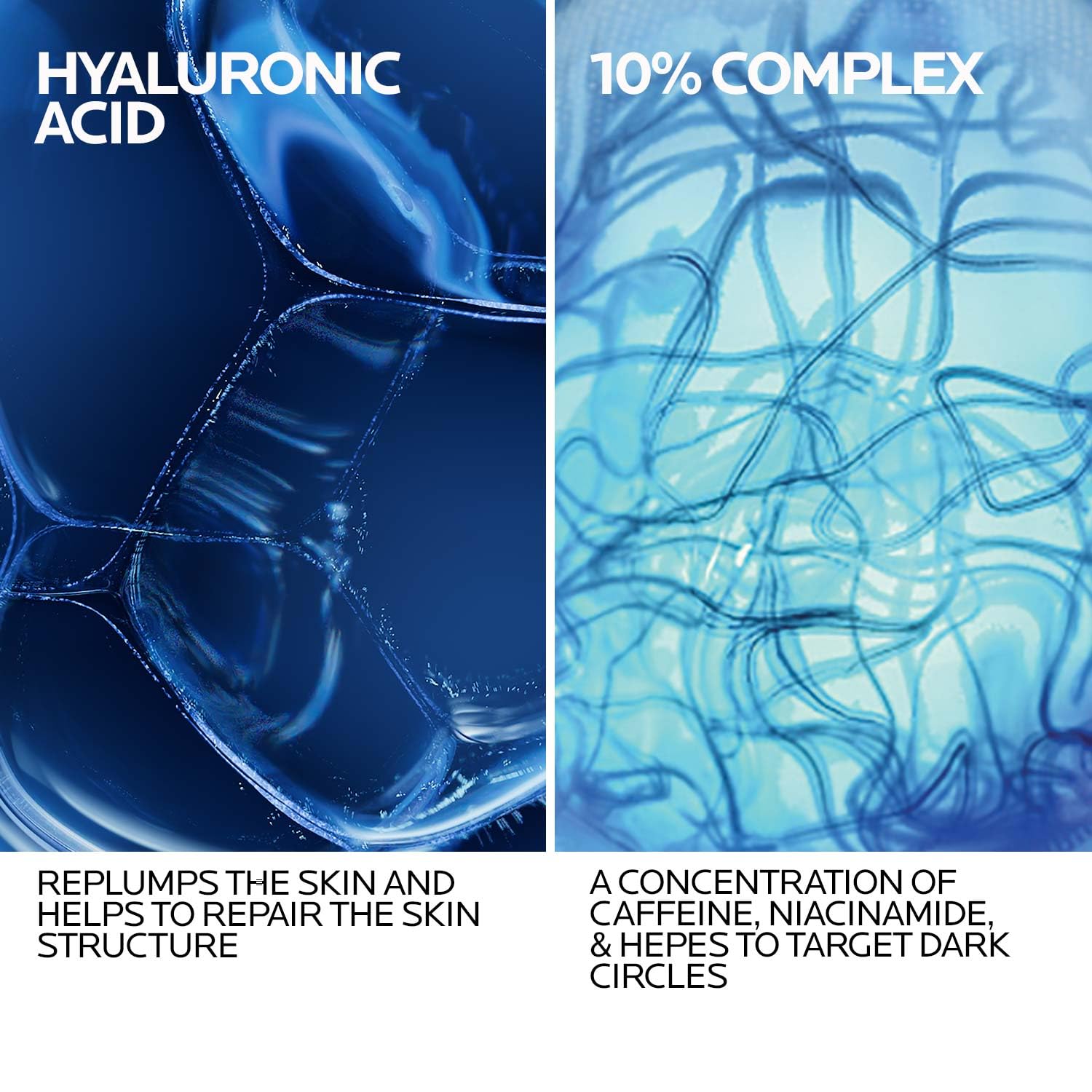 La Roche-Posay Hyalu B5 Eye Serum with Hyaluronic Acid & Caffeine for Dark Circles, Hydrating Serum for Dark Circles and Wrinkles with Roller Ball Applicator, Replumps Under Eye, Fragrance Free - Image 3