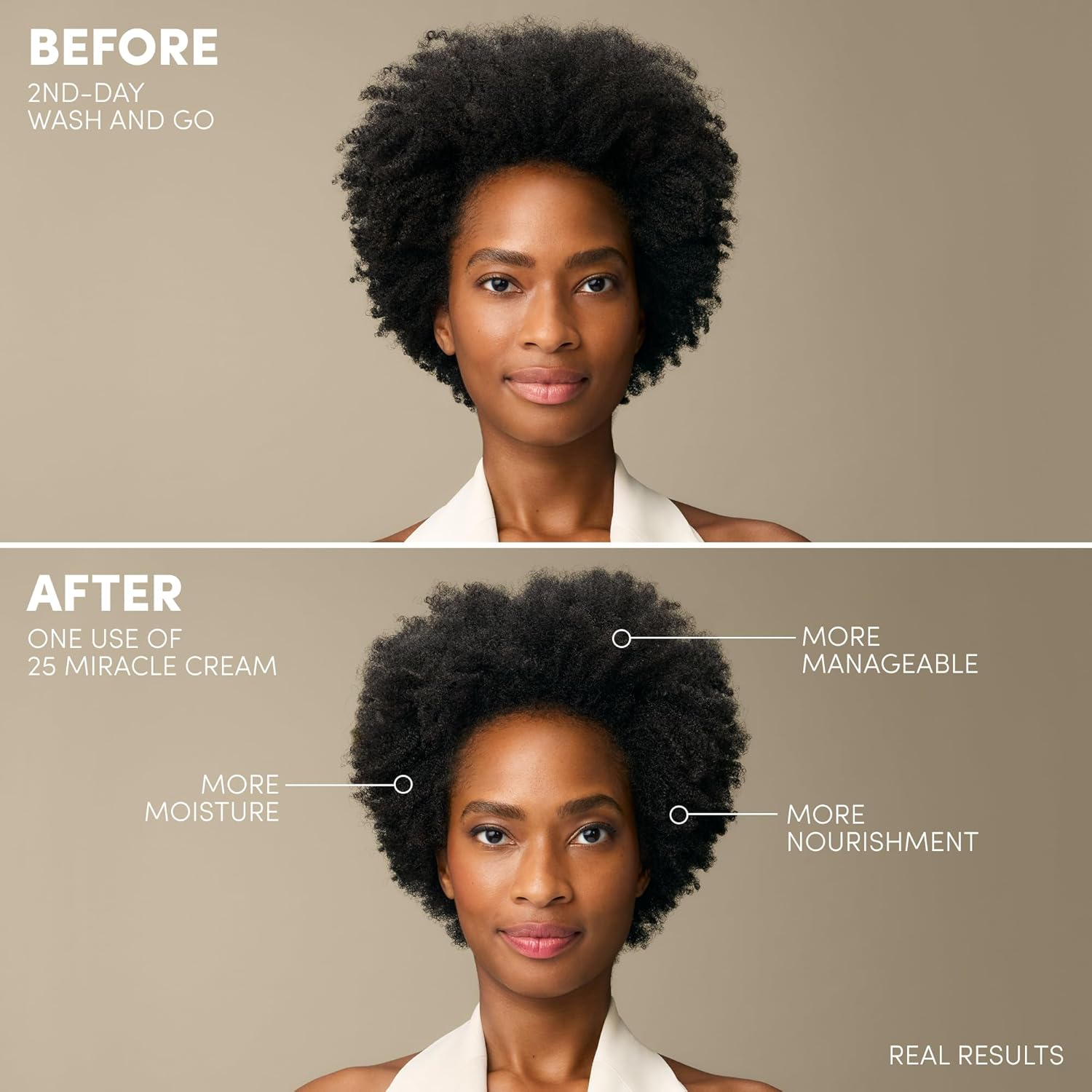 Mizani 25 Miracle Leave-In Cream - Hydrating Curl Cream with Coconut Oil, Curl Defining Leave In Conditioner, Anti Frizz, Heat Protectant, Silicone-Free, Sulfate-Free - Image 3