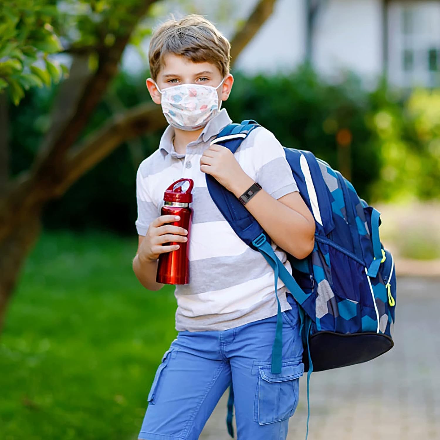 Elastic Nylon Strap compatible with Garmin vivofit Jr 1/2 Bands Replacement with Case for Kids - Image 5