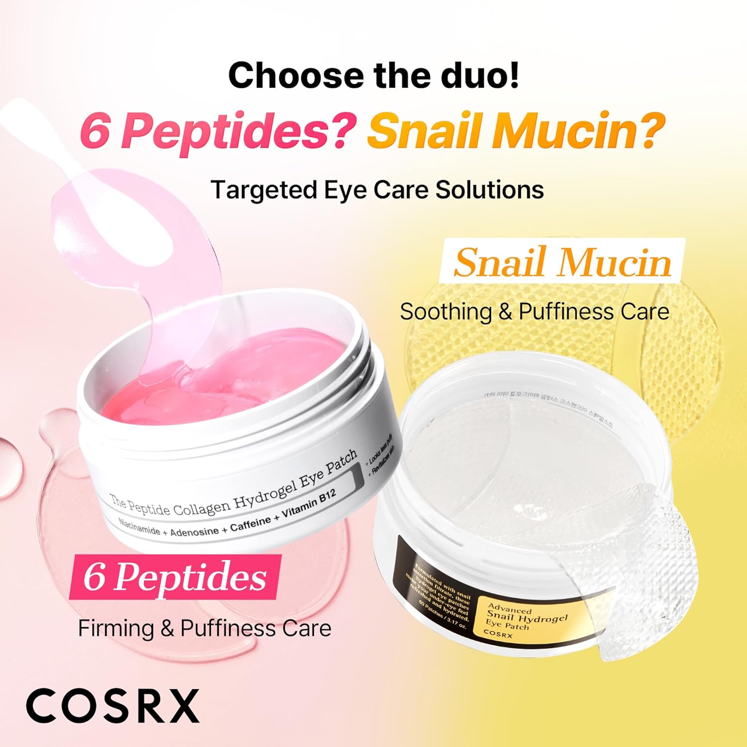 COSRX Snail Mucin Peptide Under Eye Cream, 0.84 fl oz, 73.7% Snail Mucin and Niacinamide, Eye Care, Eye Cream Anti Aging, Dark Circles, Korean Skin Care - Image 6