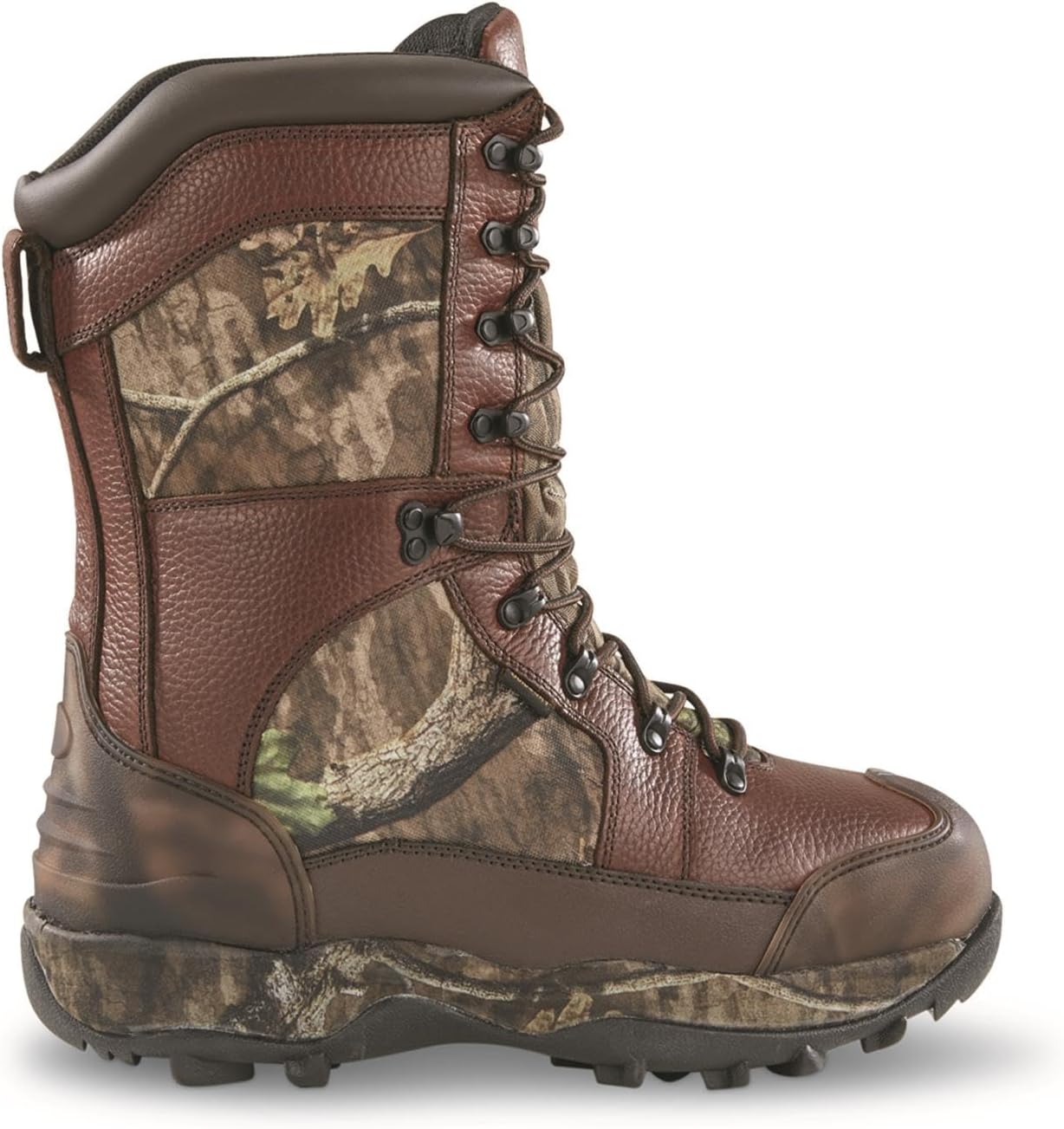 Guide Gear Leather Hunting Boots for Men Monolithic Extreme Waterproof Insulated, 2,400-gram Thinsulate Ultra - Image 3