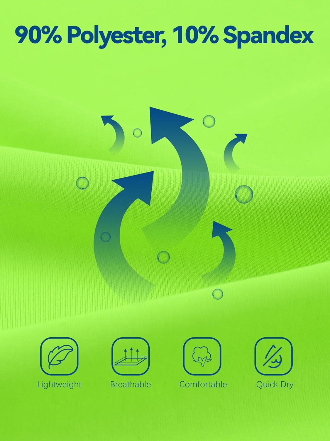 Neon Shirts for Boys Girls UPF 50+ Dry Fit Swim Shirt Kids Rash Guard Athletic T-Shirts for Boys Girls Sports Undershirt - Image 2