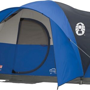 Coleman Montana Camping Tent, 6/8 Person Family Tent with Included Rainfly, Carry Bag, and Spacious Interior, Fits Multiple Queen Airbeds and Sets Up in 15 Minutes