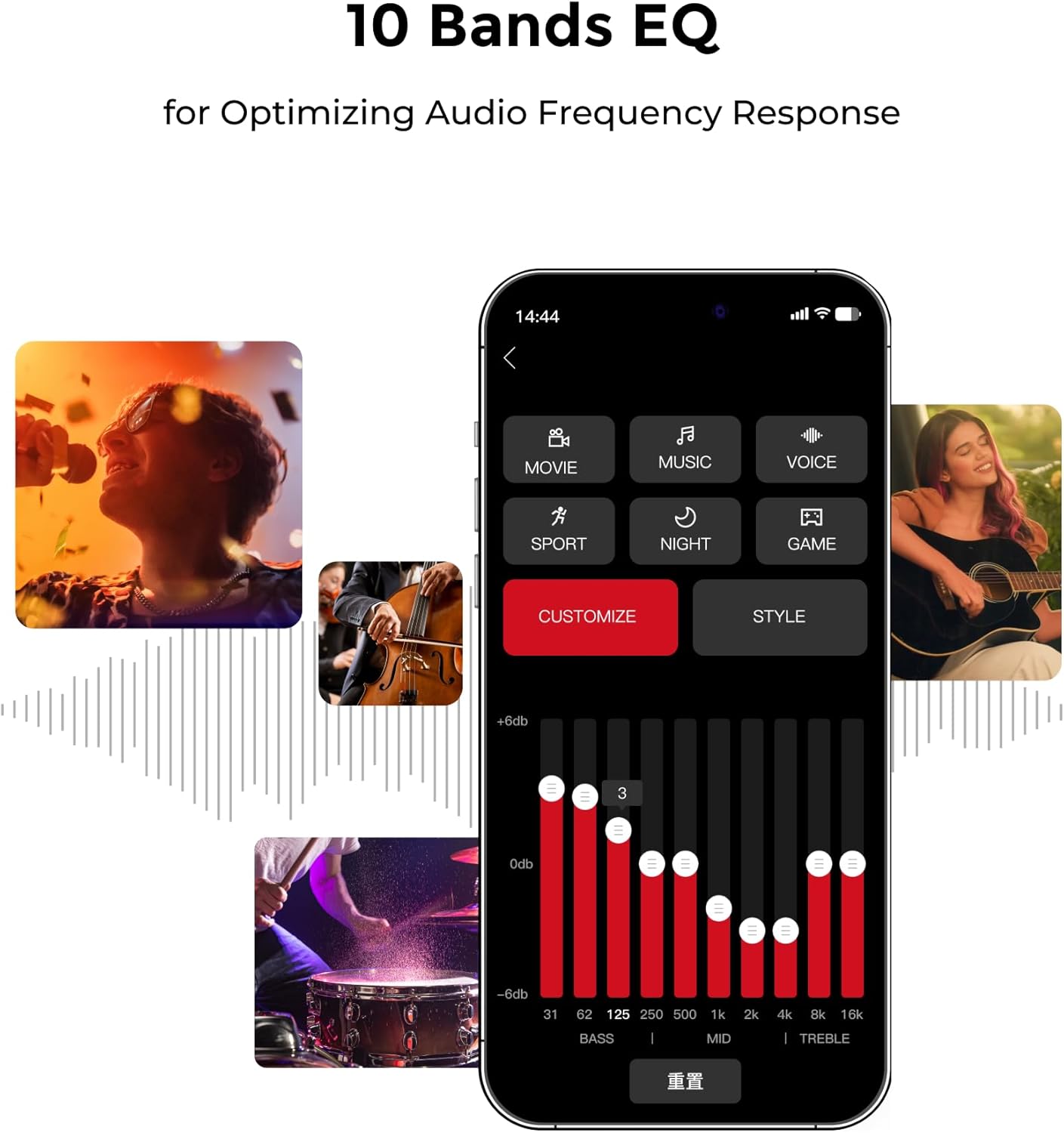 ULTIMEA 7.1ch Sound Bar with Dolby Atmos, Surround Sound System for TV with 4 Surround Speakers, Sound Bar for Smart TV with App Control, Soundbar with Subwoofer for Home Theater, HDMI eARC, Aura A60 - Image 8