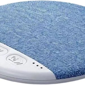 2026 Bluetooth Pillow Speaker for Sleeping, Wireless Under Pillow Speaker with White Noise Timer & Stereo Bass – Portable Sleep Aid Headphones for Side Sleeper, Adults and Kids (Round, Blue)