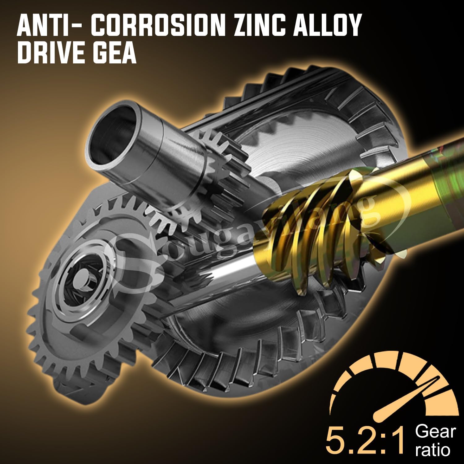 Sougayilang Reel and Fishing Rod Combo, Fiberglass Fishing Pole with Durable P-Cork Rod Handle, Lightweight Graphite Frame - Image 6