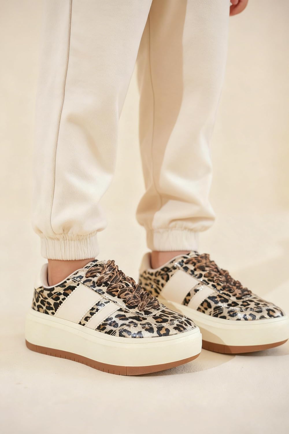 Project Cloud Fashion Platform Sneakers for Kids 2026 - Lightweight Memory Foam Insole Kids Shoes - Durable & Non-Slip Lace up Trendy Platform Kids Sneakers (Little Nita) - Image 2