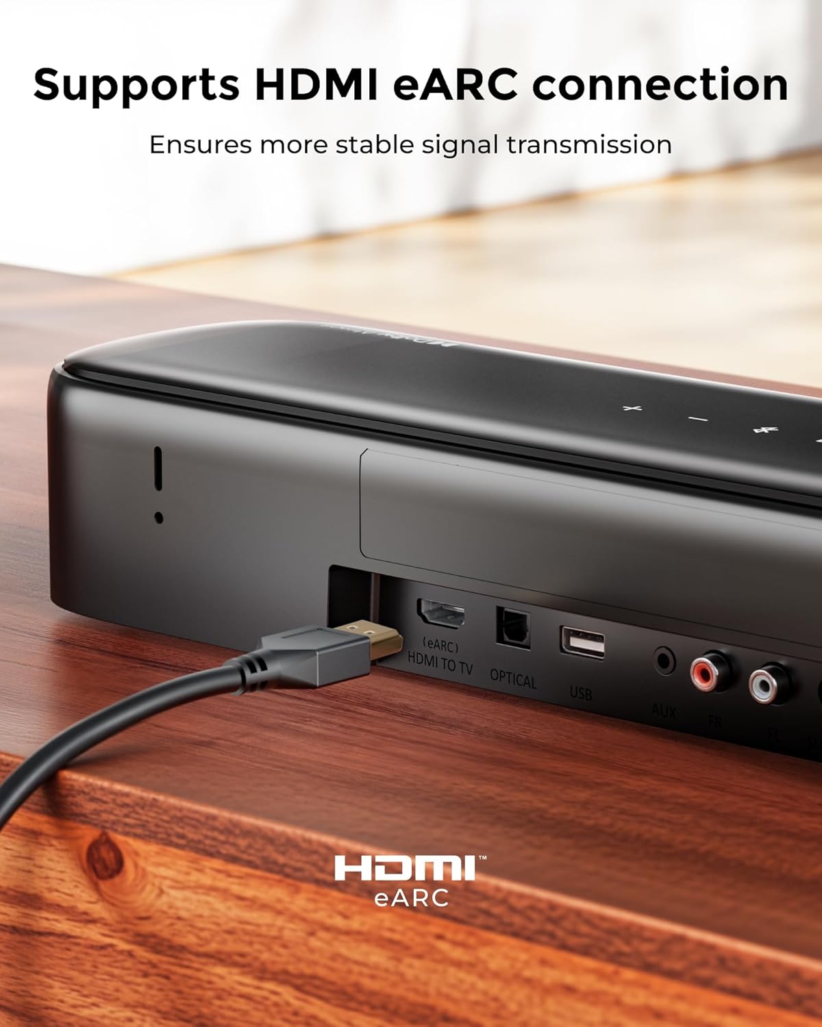 ULTIMEA 7.1ch Sound Bar with Dolby Atmos, Surround Sound System for TV with 4 Surround Speakers, Sound Bar for Smart TV with App Control, Soundbar with Subwoofer for Home Theater, HDMI eARC, Aura A60 - Image 5