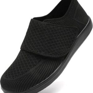 Diabetic Shoes for Women Wide Toe Box Adjustable Slip On Orthopedic Sneakers Zapatos para Diabéticos Mujer Comfortable Walking Women Shoes for Swollen Feet