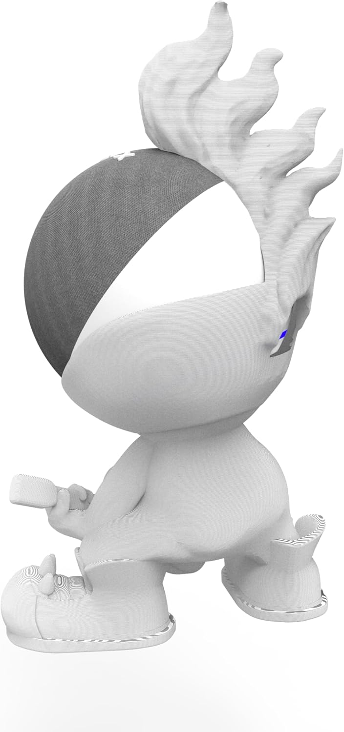 Splin Table Stand Holder Compatible with Amazon Alexa Smart Speaker Echo Dot (4th and 5th gen.) and Apple HomePod Mini, Star Boy White - Image 10