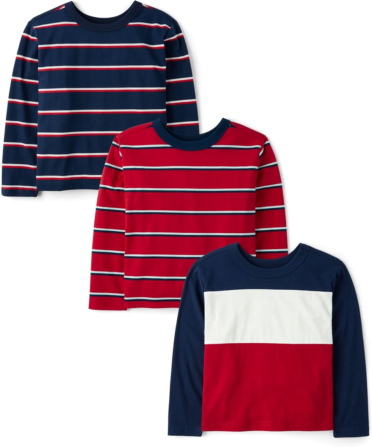 The Children's Place Boys' Long Sleeve Everyday Casual Knit Shirt