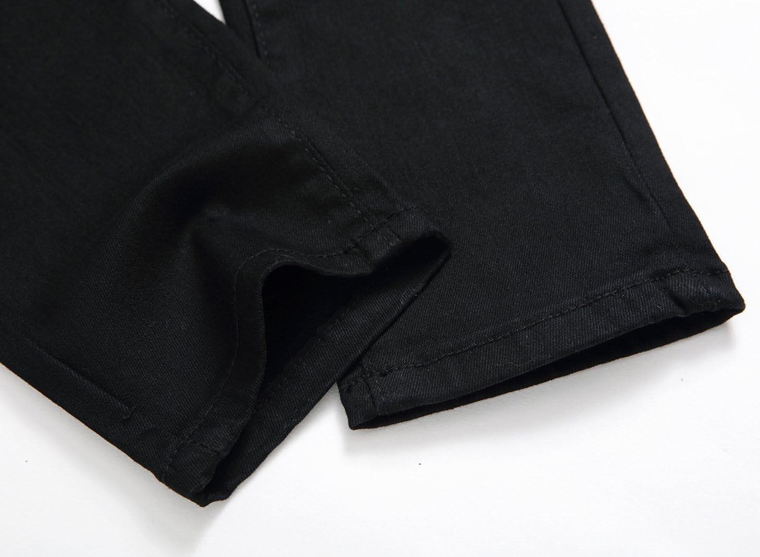 FREDD MARSHALL Boy's Slim Fit Skinny Ripped Distressed Zipper Jeans Pants with Holes - Image 9