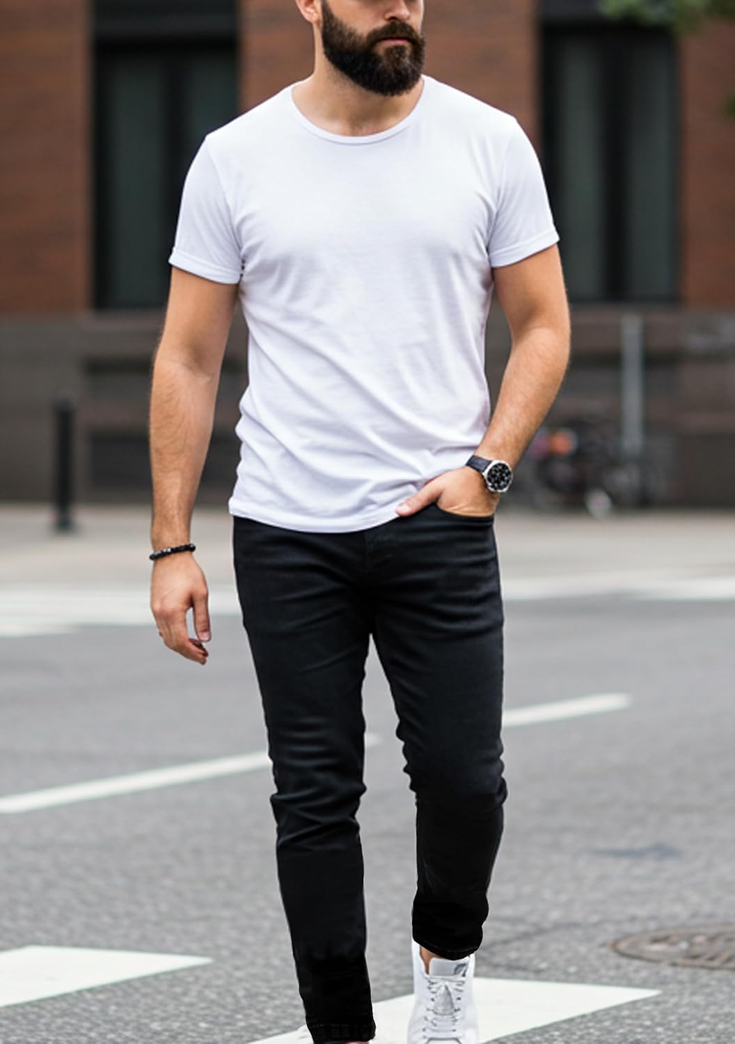 JMOJO - Mens Jeans Slim Fit - Stretch Denim with Deep Pockets & Comfortable Fit - Mens Jeans - Image 6