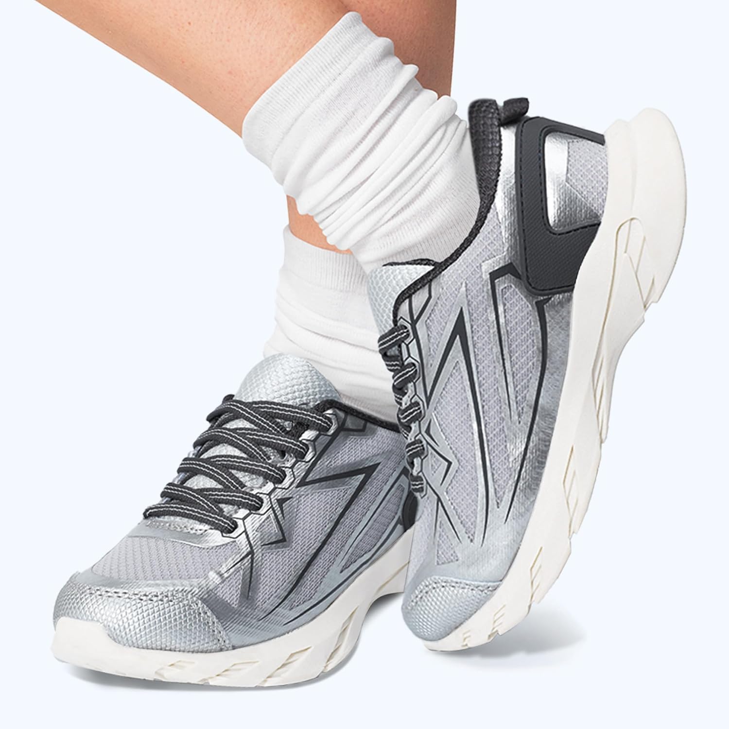 HOMEHOT Boys Girls Lightweight Breathable Sneakers Strap Athletic Tennis Shoes for Running Walking (Toddler/Little Kid/Big Kid) - Image 2