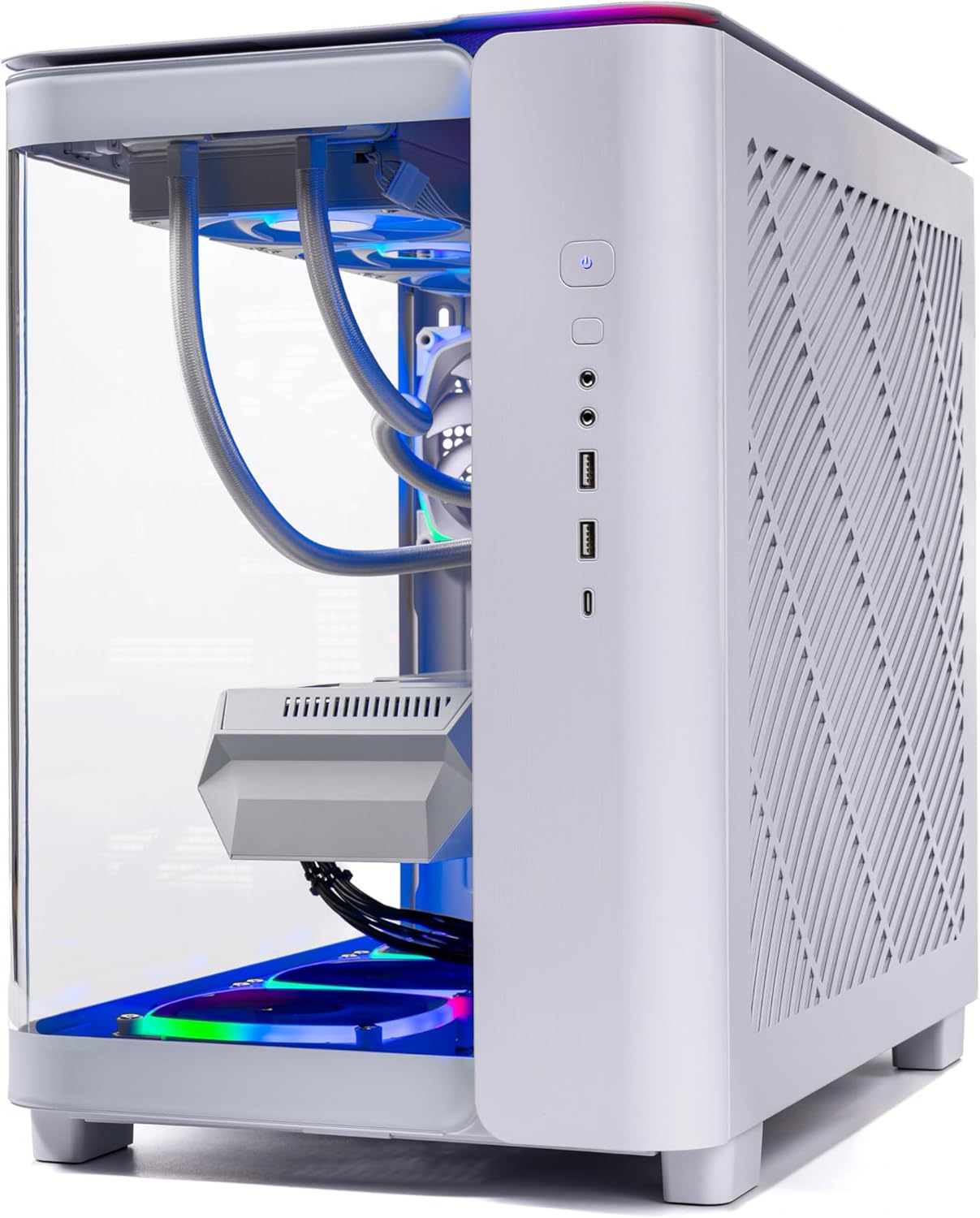 Skytech Gaming King 95 Gaming PC, AMD Ryzen 7 9800X3D 4.7GHz, AMD RX 9070XT 16GB VRAM, 2TB Gen4 NVMe SSD, 32GB DDR5 RAM 6000, 850W Gold ATX 3 PSU, 360 ARGB AIO, Wi-Fi, Win 11, Desktop - Image 3