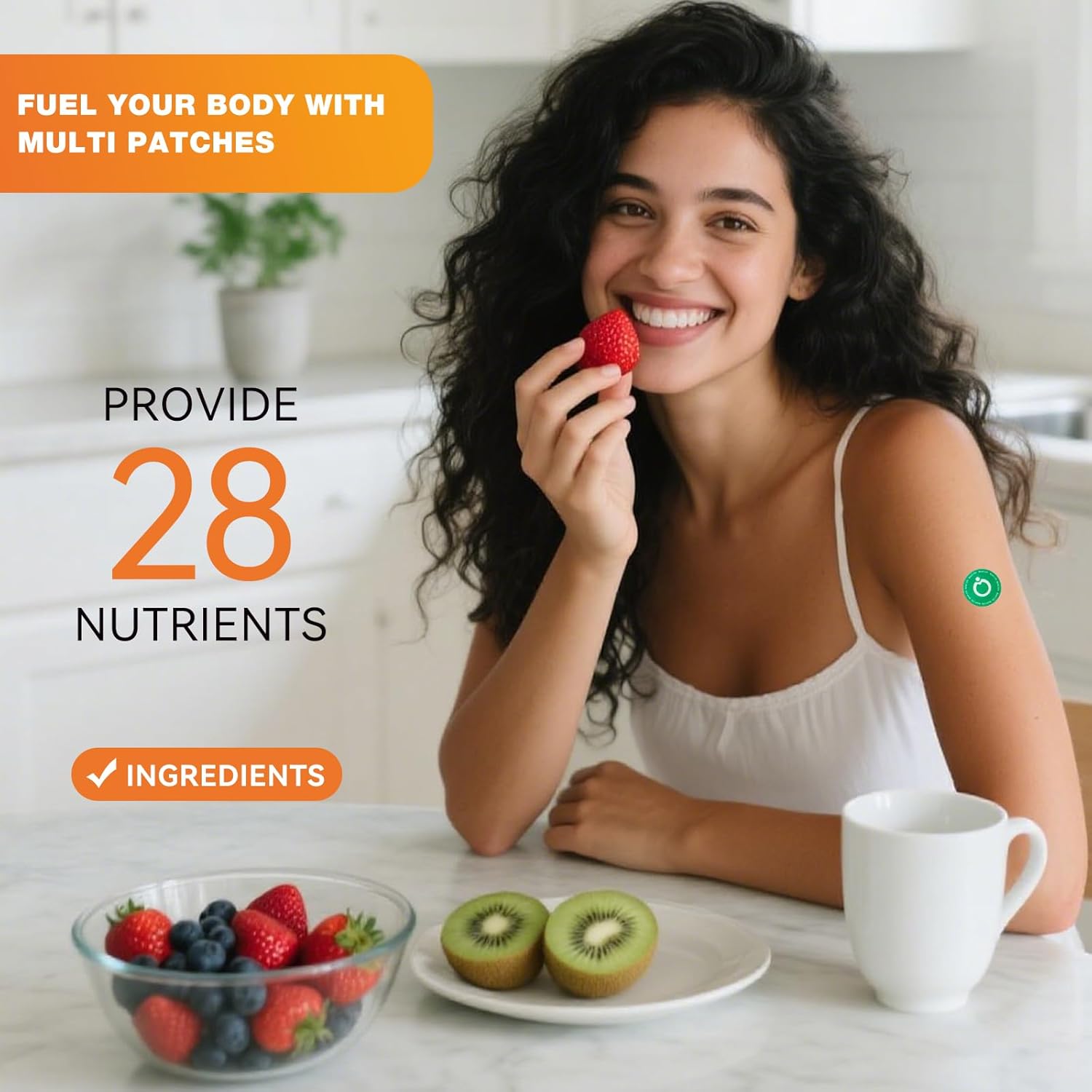 Multi Plus Topical Patch for Women & Men, Essential Daily Healthy Patches with D3&K2 for Hours Release, 28 Nutrients with Iron Support, 30 Days Supply - Image 5