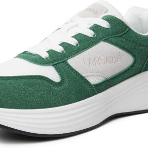 Women’s Running Walking Shoes Wide Cushioned Comfortable Breathable Lightweight Non-Slip Athletic Fashion Sneakers for Tennis Gym Workout Fitness Cross Training Casual Footwear