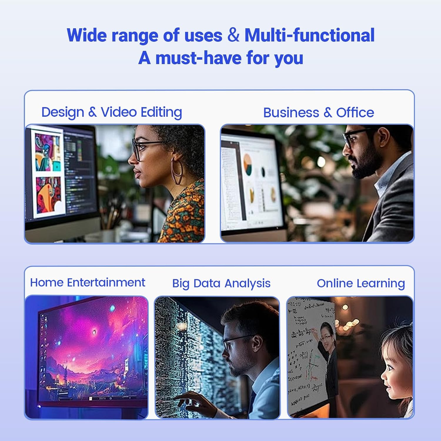Prebuilt Tower Gaming PC, Ryzen 7 5700X (8-Core/16-Thread, Up to 4.6GHz), RTX 3050 6GB, 16GB DDR4 RAM, 512GB NVMe SSD, WiFi6, 4K Editing/Streaming/VR, High End Desktop Computer - Image 4