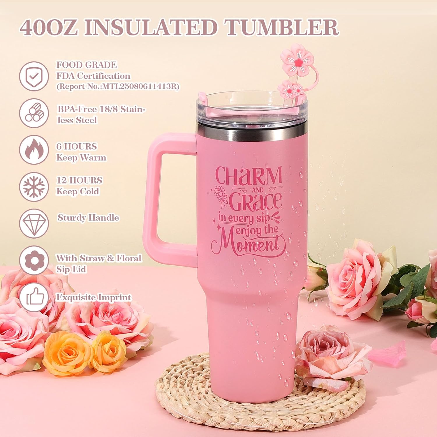 Gift for Womens Birthday Gifts for Women Self Care - Valentines Day Gifts Box for Her Mom Wife Daughter Sister Girlfriend Best Friend, Rose Relaxation Gifts Spa Gift Basket Self Care Package for Women - Image 6