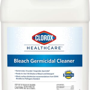 CLOROX Healthcare Bleach Germicidal Cleaner Refill, 128 Fluid Ounces (Package May Vary)