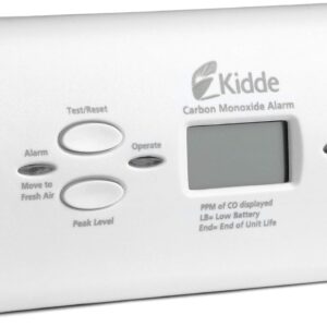 Kidde Carbon Monoxide Detector, AA Battery Powered CO Alarm with LEDs, Test-Reset Button, Low Battery Indicator, Portable