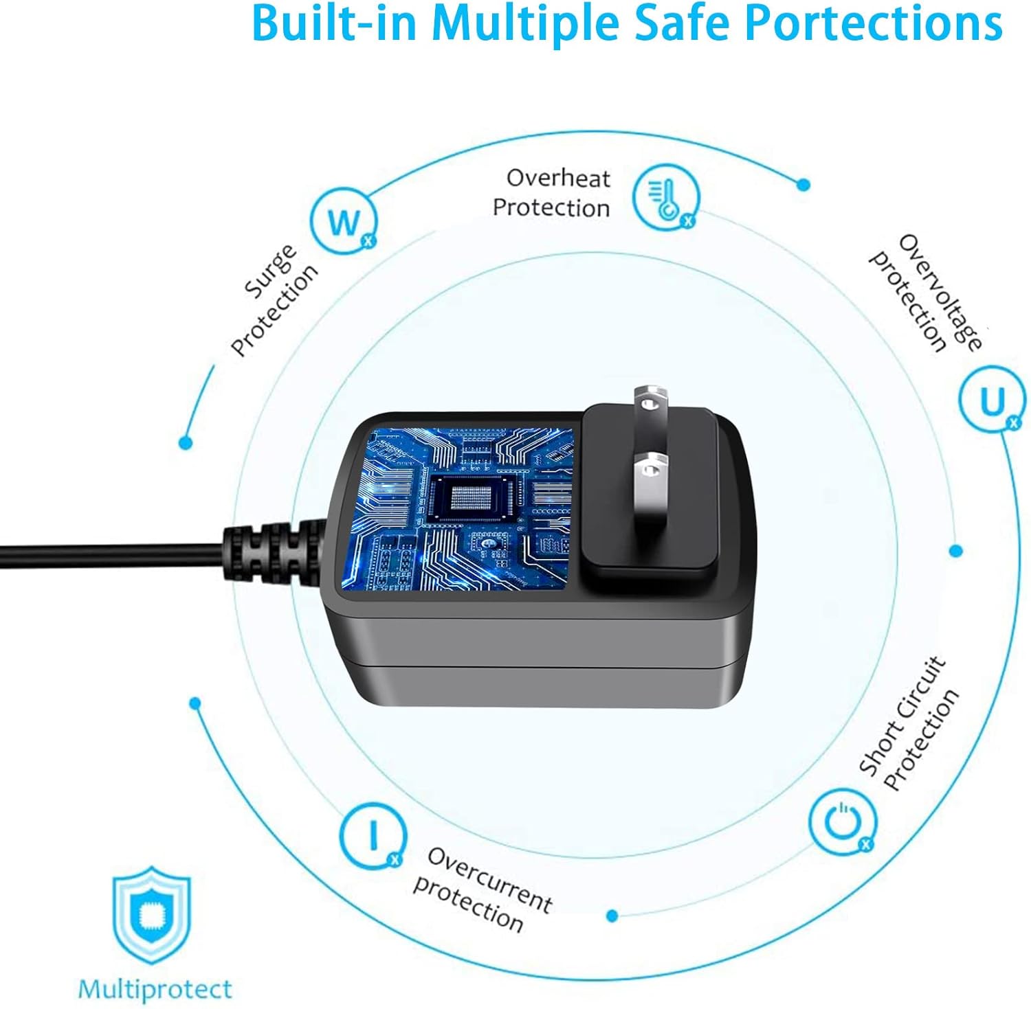 30W Power Adapter Cord for Amazon Alexa Echo (4th Gen), Echo (3rd Gen), Echo Show 15, Echo Show 10 (3rd Gen), Echo Show (2nd Gen), Echo Show 8, and Echo Plus (2nd Gen) - Image 6
