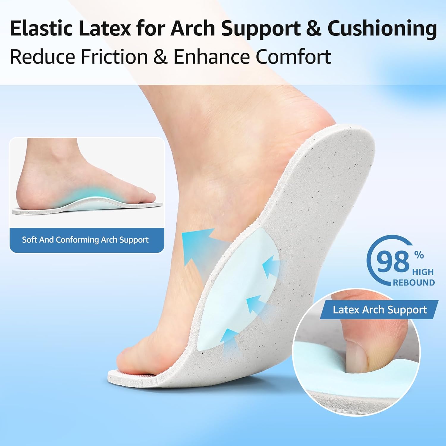 STQ Wide Toe Box Walking Shoes Women Orthopedic Swollen Feet Diabetic Tennis Running Sneakers for Plantar Fasciitis Arch Support Bunions - Image 5