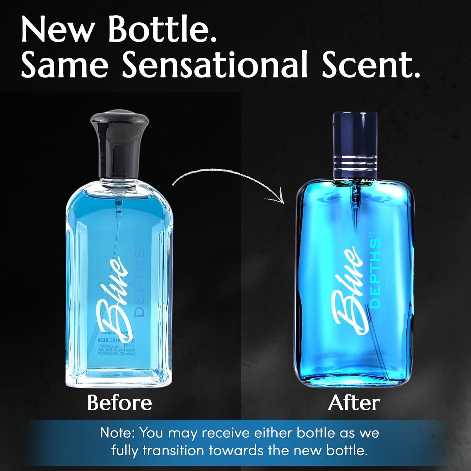 PB ParfumsBelcam Blue Depths Eau de Toilette Fragrance Spray - 3.4 Fl Oz. Fresh Aquatic Cologne for Men with Crisp Citrus, Warm Musk & Amber Scent, Crafted with Premium Oils for Day & Night Use - Image 7