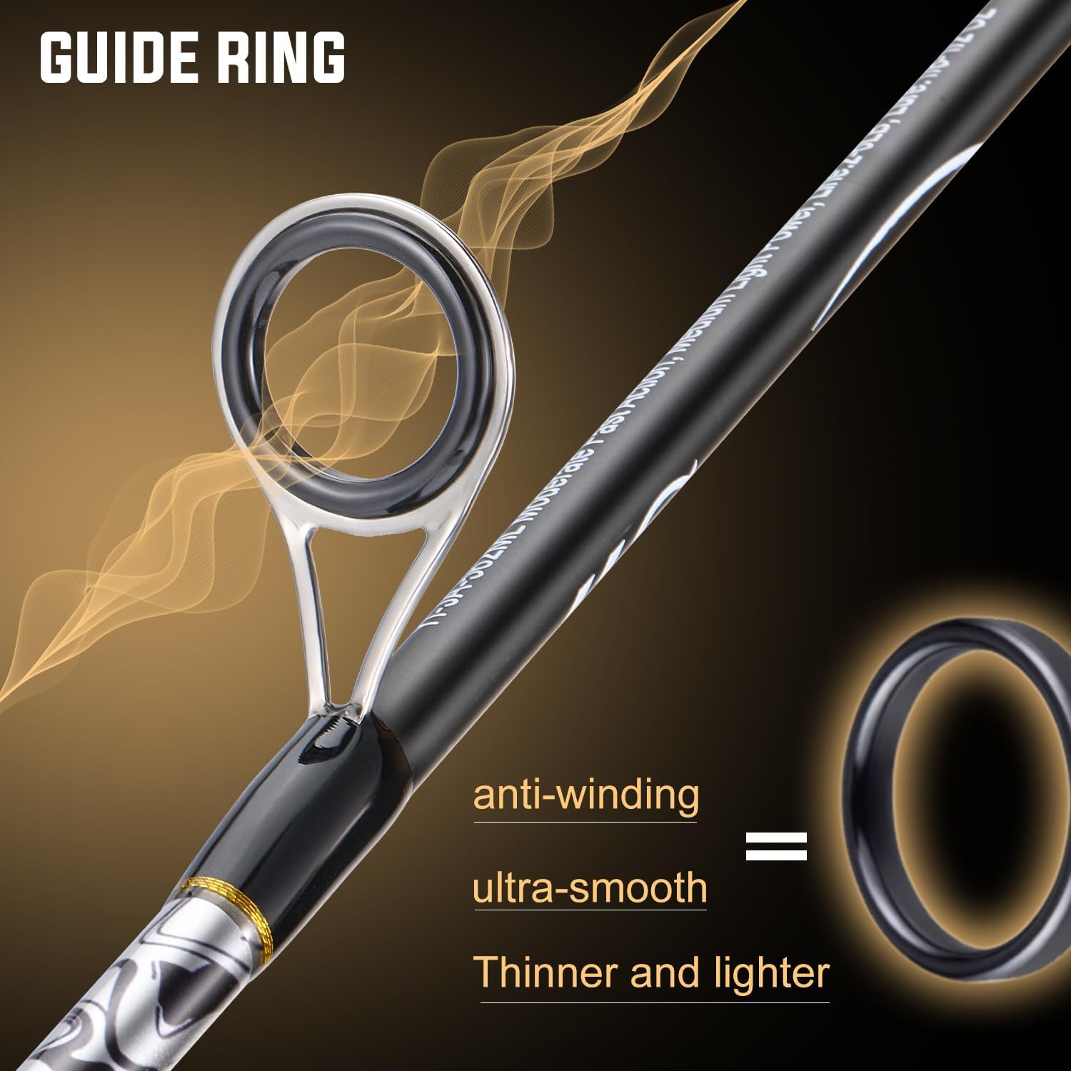 Sougayilang Reel and Fishing Rod Combo, Fiberglass Fishing Pole with Durable P-Cork Rod Handle, Lightweight Graphite Frame - Image 5