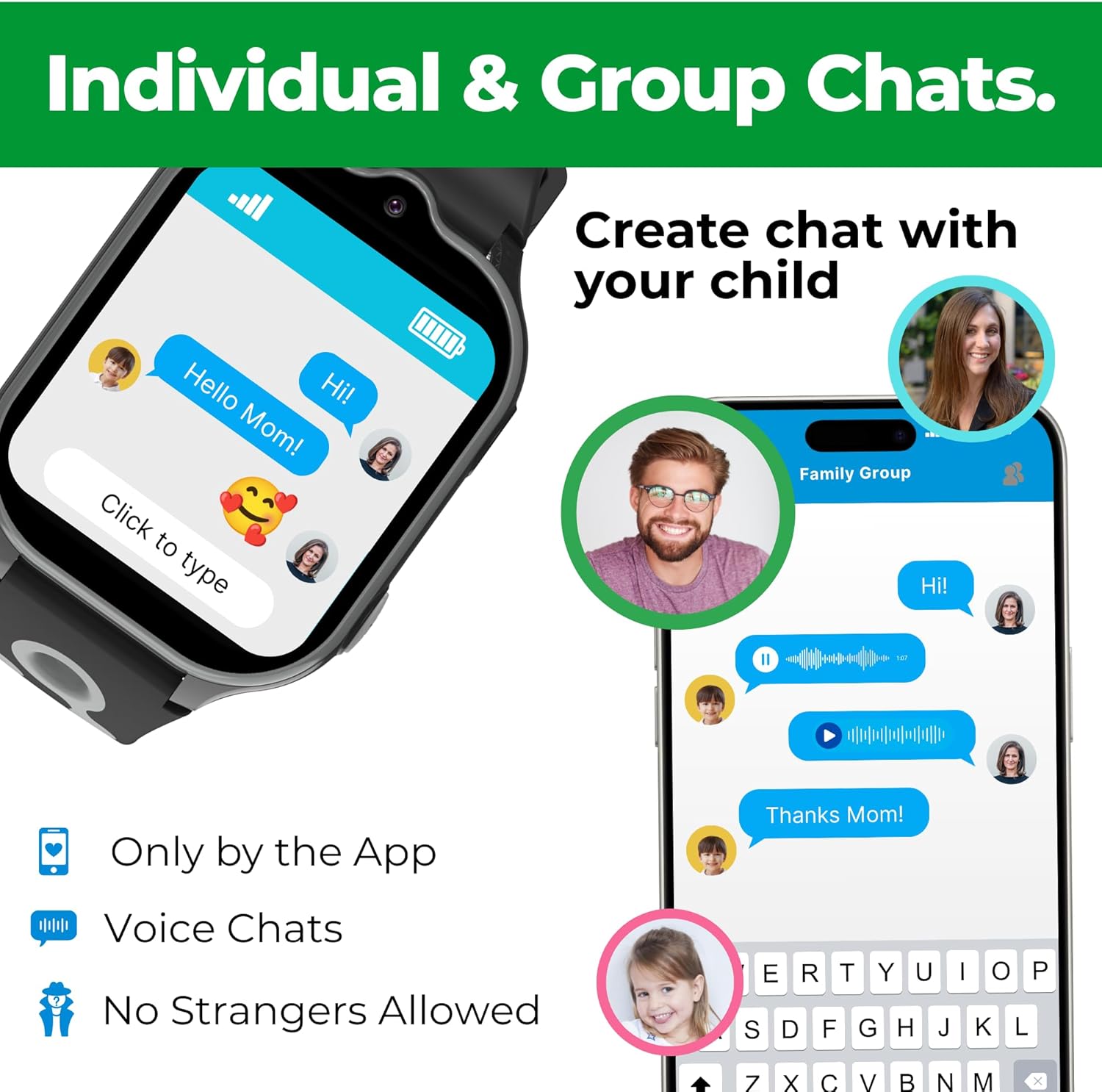 2025 Model Smart Watch | Phone Watch & GPS Tracker | Calling, Texting, GPS Tracking, Camera, School Model | SOS & Safety Alerts - Image 8