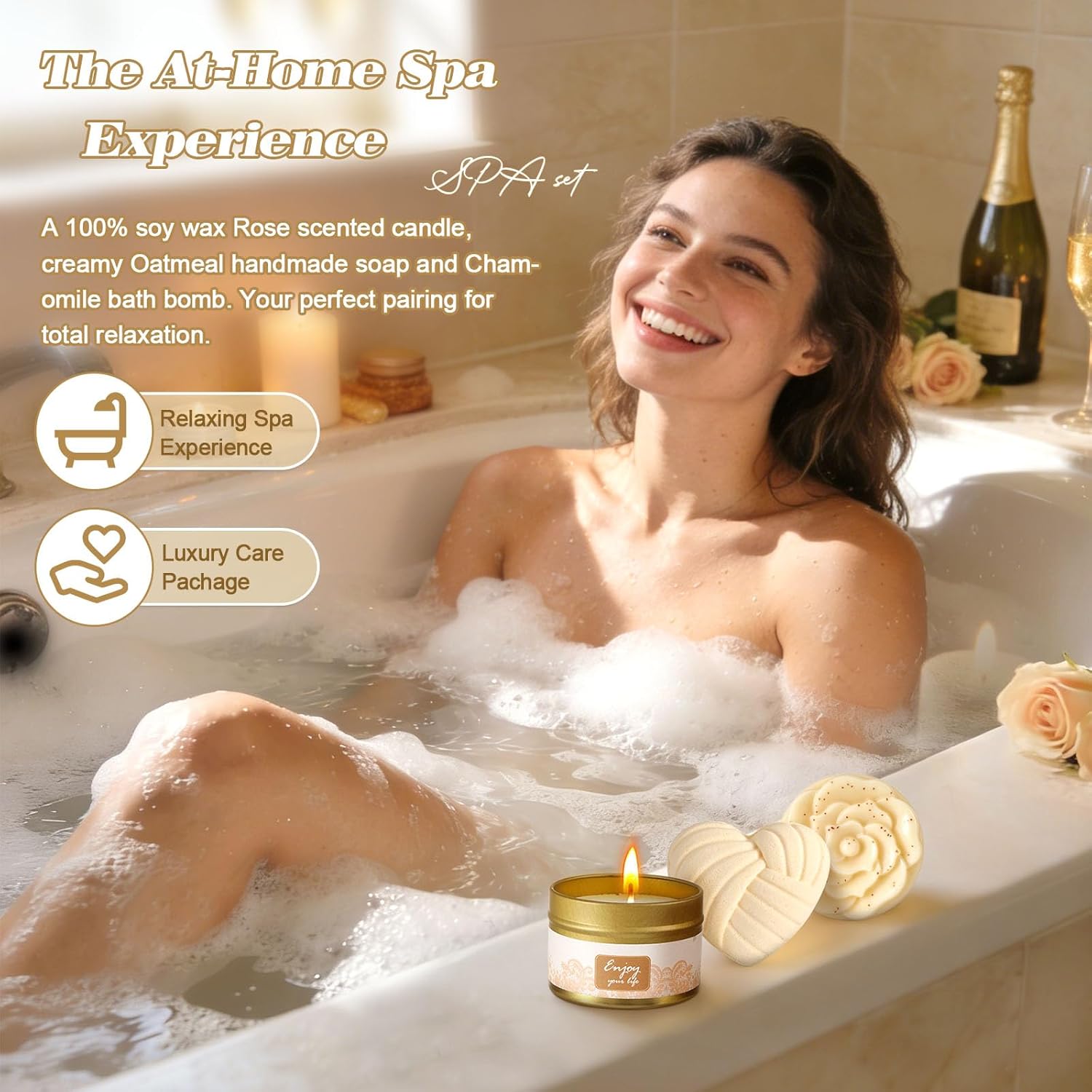 Gifts for Womens Birthday Gifts for Women Self Care Gift - Valentines Day Gifts for Her Mom Wife Daughter Sister Girlfriend Best Friend, Thinking of You Relaxation Gift Spa Gifts Baskets for Women - Image 5