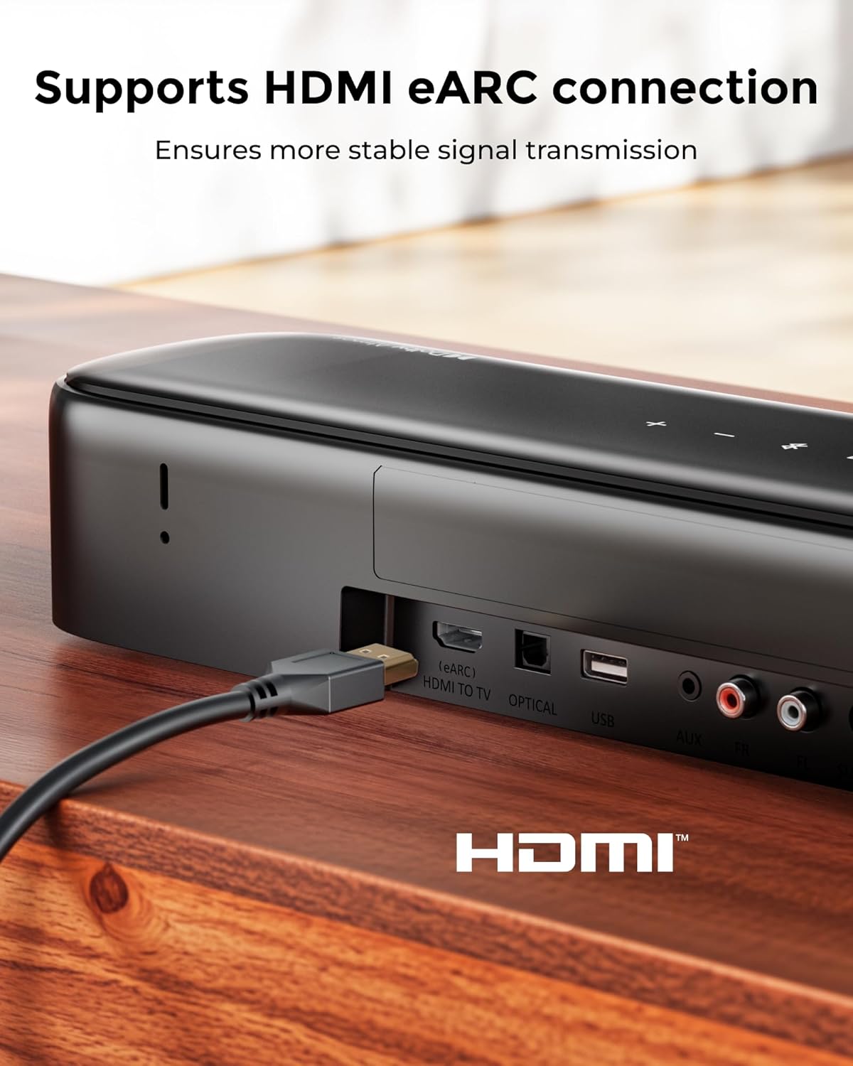 ULTIMEA 7.1ch Sound Bar with Dolby Atmos, Surround Sound System for TV with 4 Surround Speakers, Sound Bar for Smart TV with App Control, Soundbar with Subwoofer for Home Theater, HDMI eARC, Aura A60 - Image 6