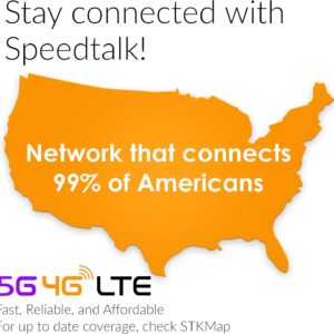 SpeedTalk Mobile $5 Preloaded SIM Card Kit for Kids Smart Watch GPS & Activity Tracking | 3 in 1 Simcard – Standard, Micro, Nano | Children GSM 5G 4G LTE Smartwatches Wearables | 30 Days Service Plan