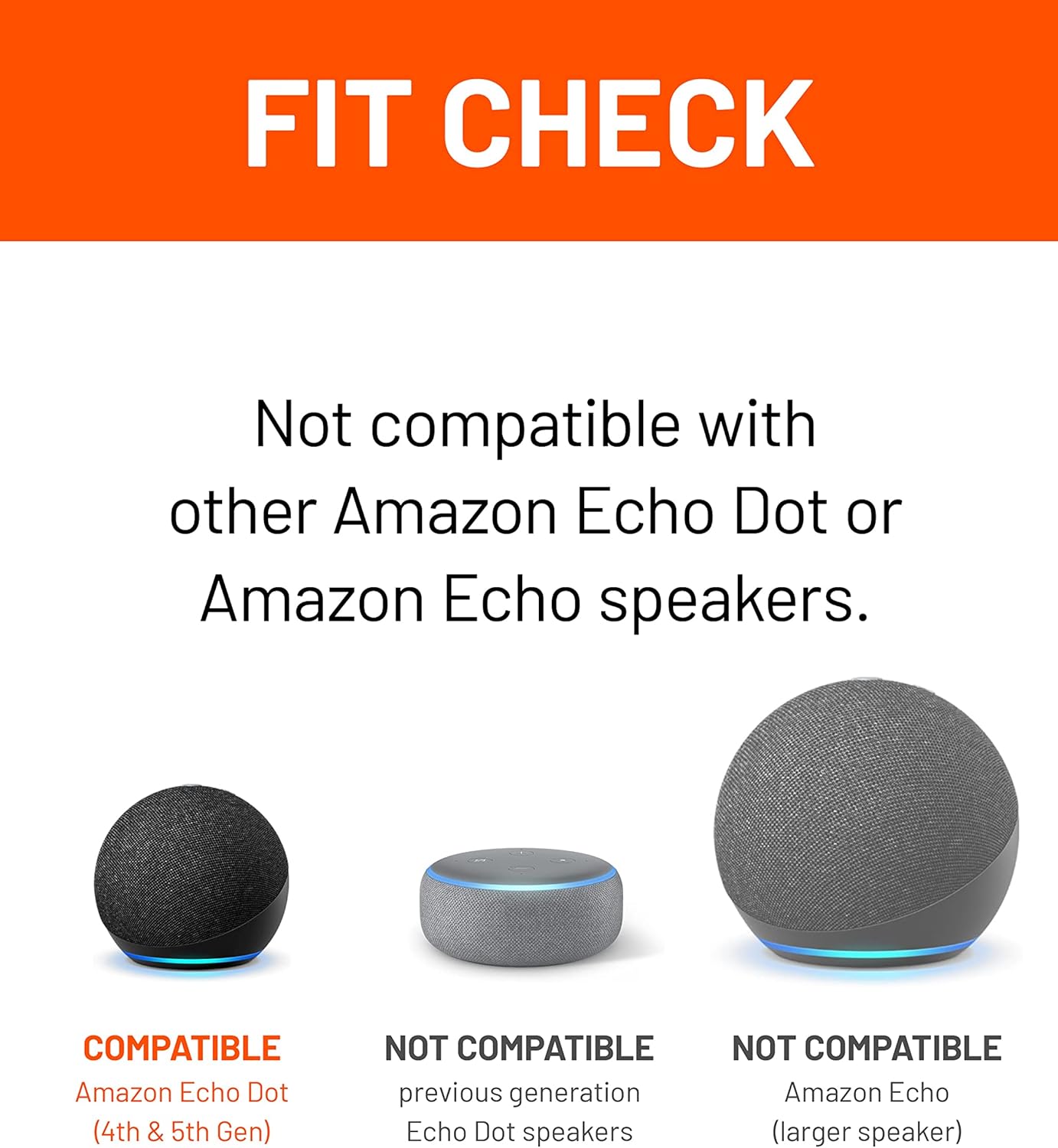 Made For Amazon Wall Mount, for Echo Dot (5th generation) - Image 2