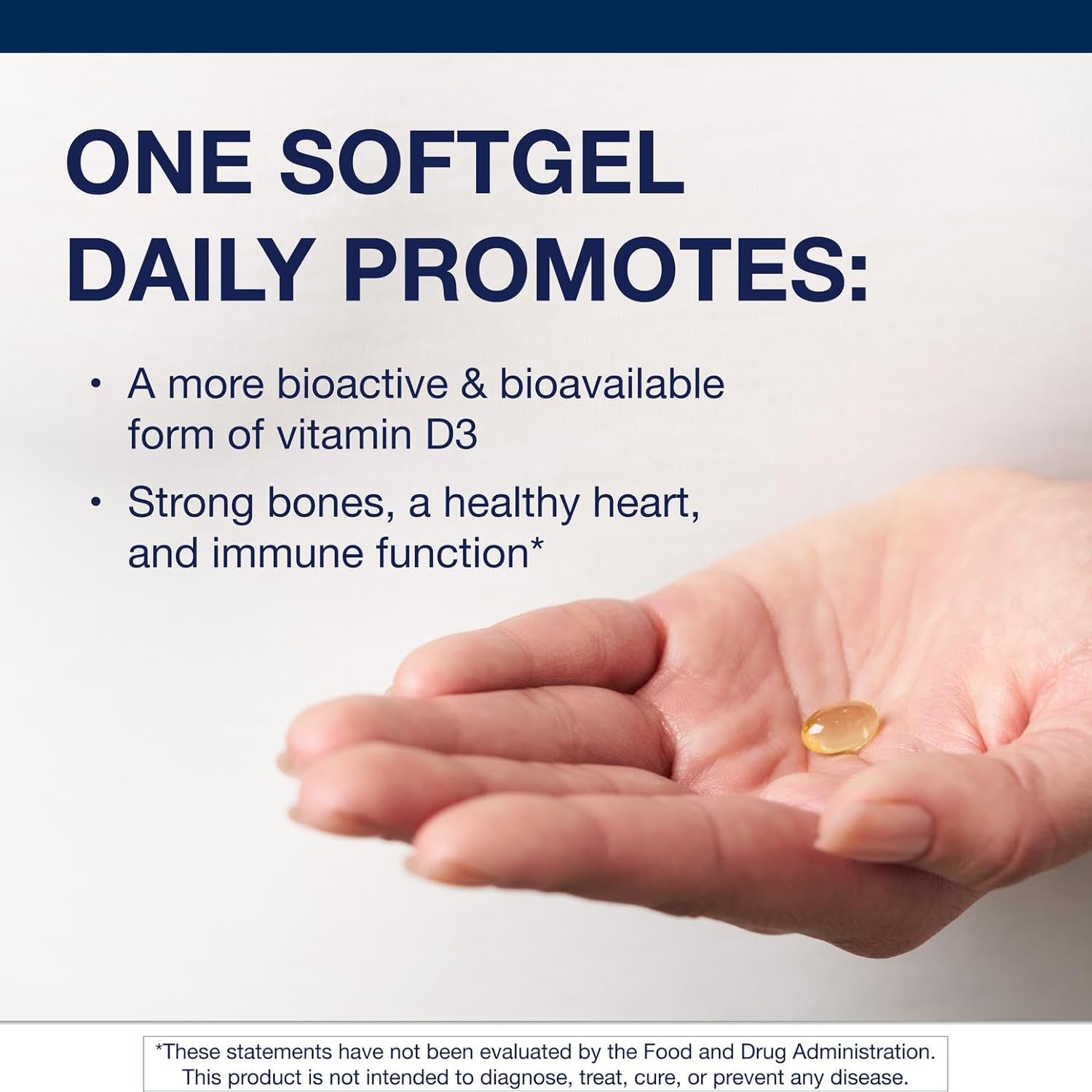 Metagenics Vitamin D3 5000 IU Supplement - High Potency Softgels for Immune, Bone & Heart Health* - 125 mcg Cholecalciferol in Coconut Oil for Enhanced Absorption* - Non-GMO, Gluten-Free - 120 Count - Image 2