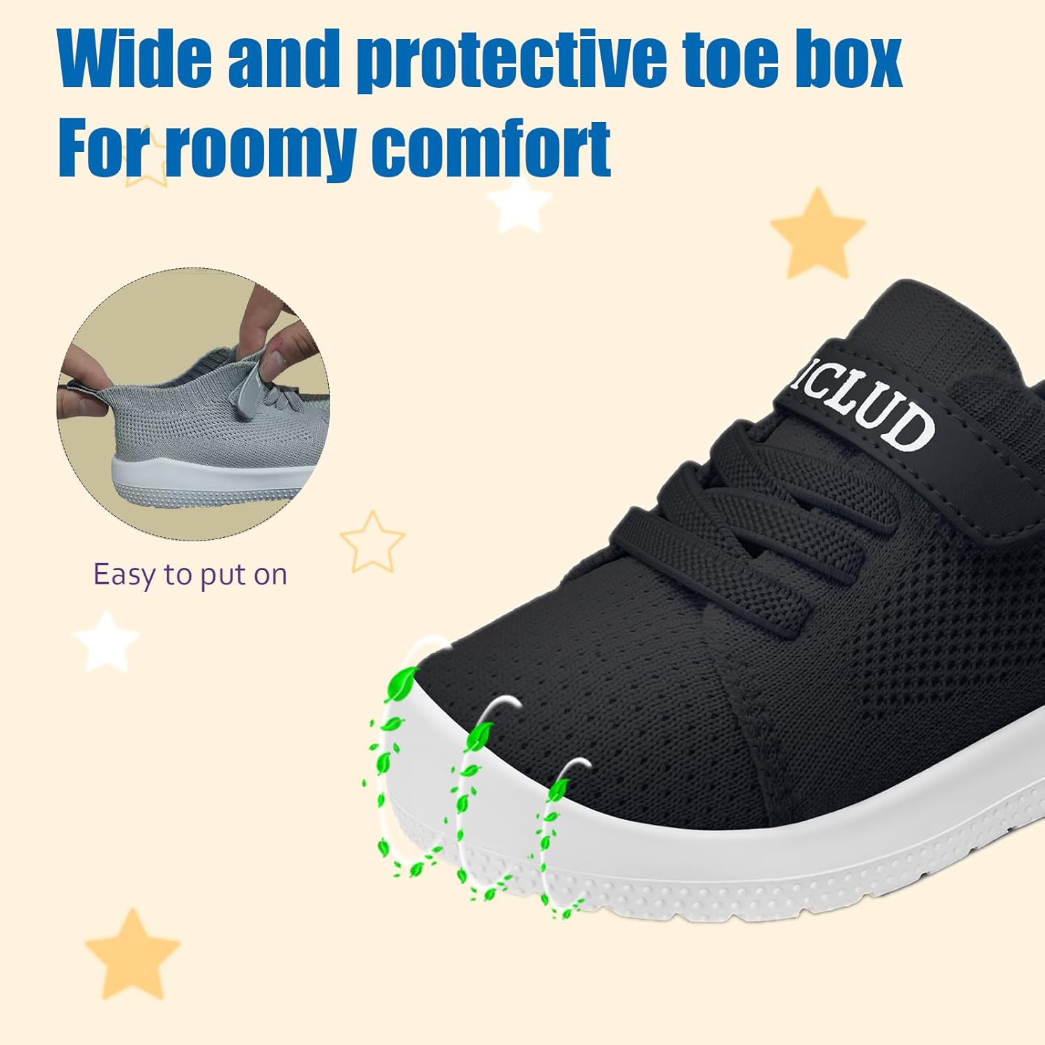 Toddler Shoes Baby Boys Girls Breathable Walking Sneakers Lightweight Kids Tennis Shoes with Hook and Loop-1160 - Image 5