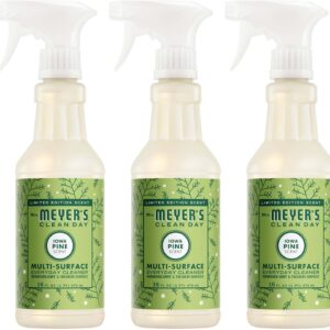 MRS. MEYER’S CLEAN DAY Multi-Surface Cleaner Spray, Cruelty Free Formula, Iowa Pine, 16 fl. Oz (Pack of 3)