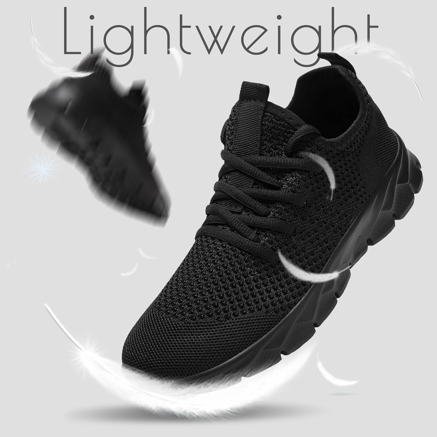 ZGPWZWL Mens Running Shoes Fashion Sneakers Tennis Walking Casual Athletic Lightweight Breathable Workout Gym Comfortable Shoes - Image 4
