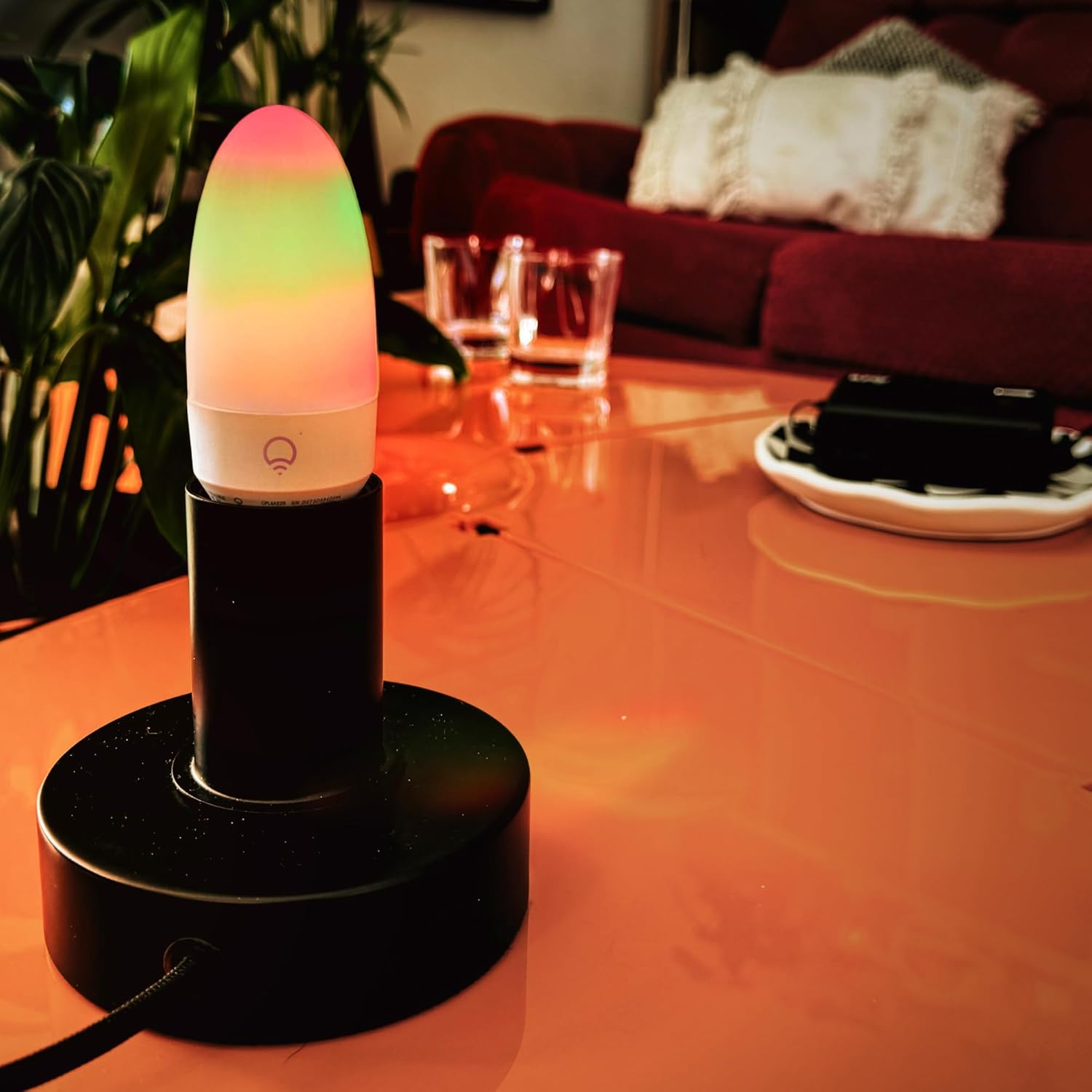 LIFX Color Smart Candle LED Bulb, E26 Base, Wi-Fi RGBW Flame Effect with 26 LED Zones, Dimmable, Flame & Morph Modes, App + Voice Control (Alexa, Google, Siri), 1500K–9000K Tunable White, LFX/ETF - Image 3